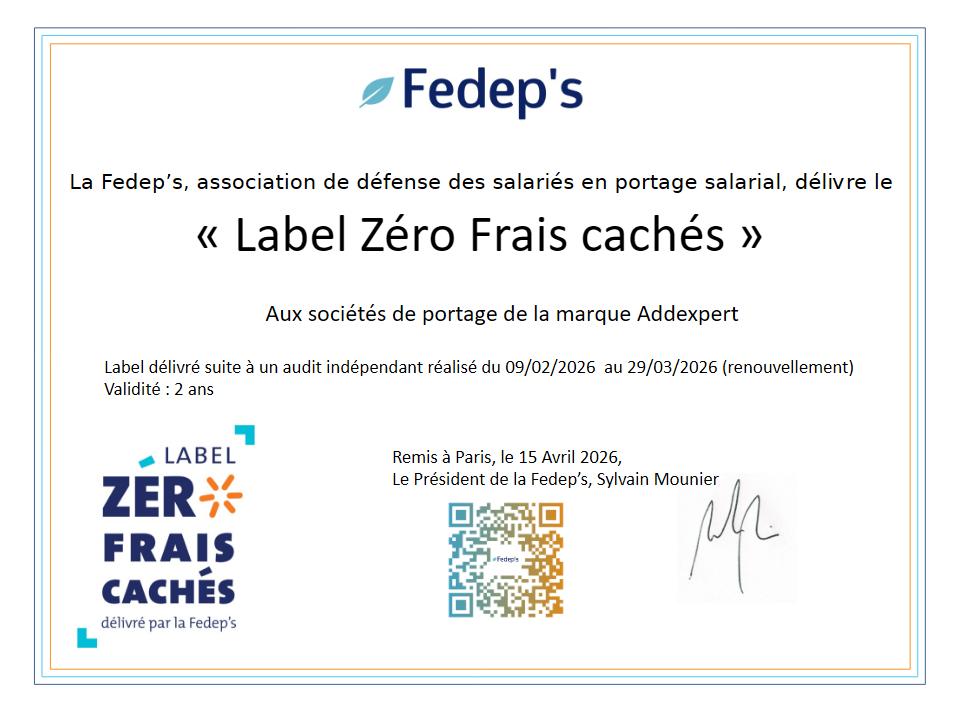 Label portage salarial Addexpert